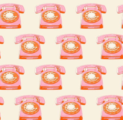 Sparkle Mart Telephones | Ruby Star Society | 100% Cotton | Sold by the Half Yard