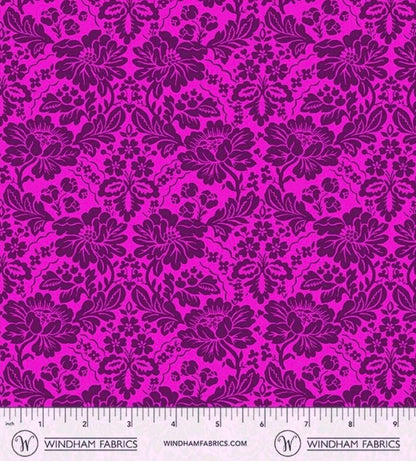 PRE-ORDER, Jennifer Paganelli Best Day Ever Nicolle 55587-13 Magenta, Windham Fabrics, 100% Cotton, January 2027 Release - Sold by Half Yard