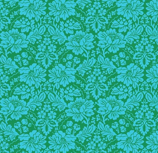 PRE-ORDER, Jennifer Paganelli Best Day Ever Nicolle 55587-14 Emerald, Windham Fabrics, 100% Cotton, January 2027 Release - Sold by Half Yard