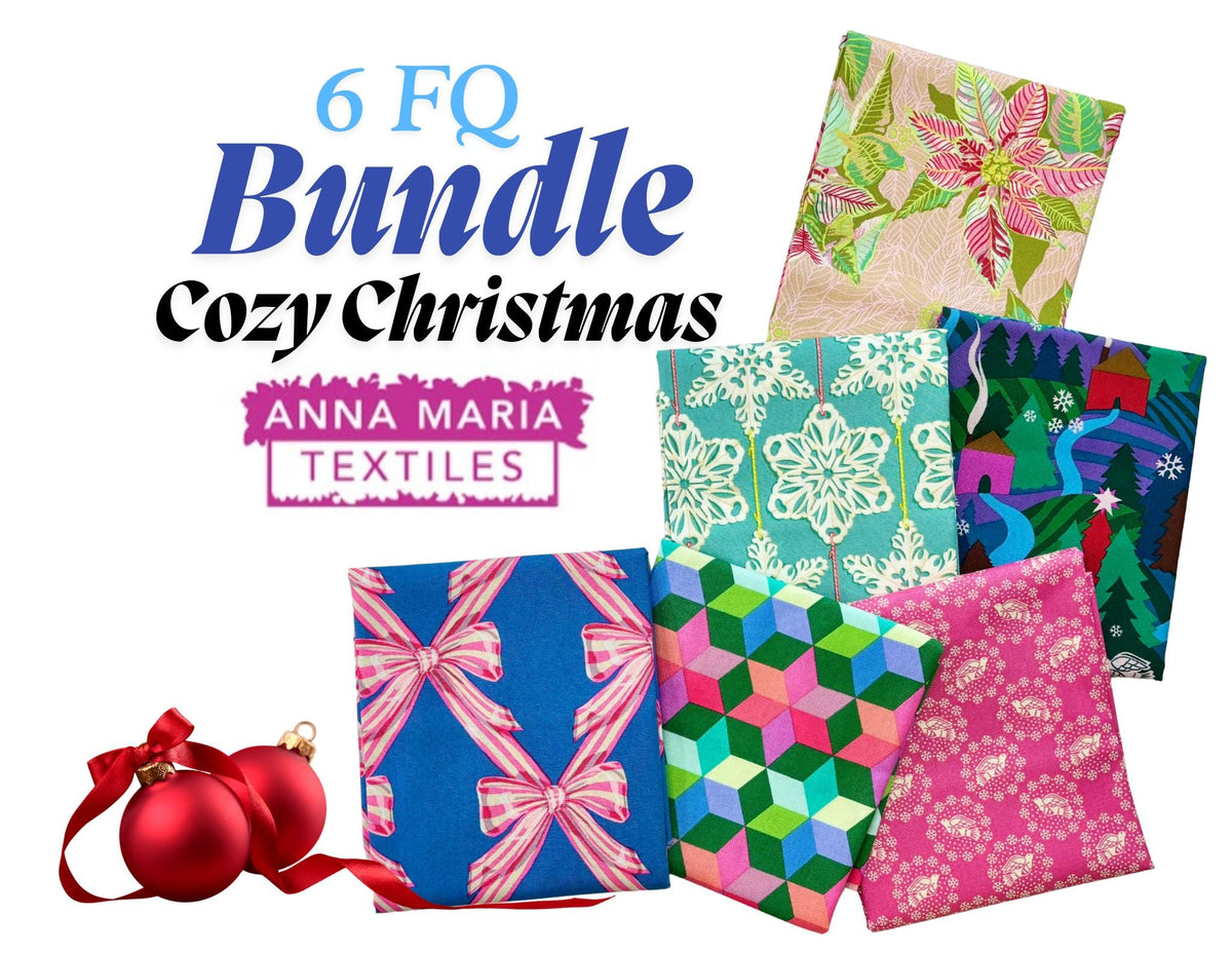 Anna Maria Cozy Christmas - 6 Fat Quarter Bundle