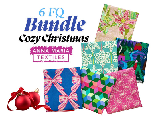 Anna Maria Cozy Christmas - 6 Fat Quarter Bundle