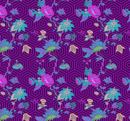 PRE-ORDER, Jennifer Paganelli Best Day Ever Elena 55585-2 Plum, Windham Fabrics, 100% Cotton, January 2027 Release - Sold by Half Yard