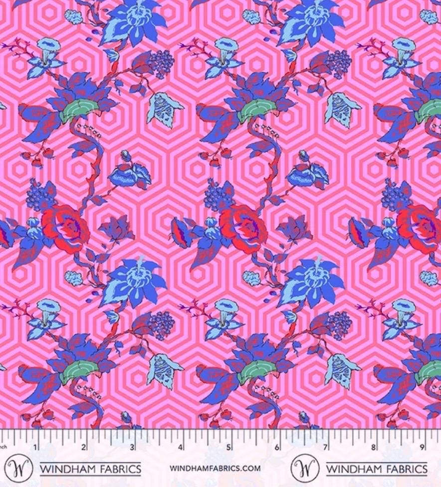 PRE-ORDER, Jennifer Paganelli Best Day Ever Elena 55585-8 Pink, Windham Fabrics, 100% Cotton, January 2027 Release - Sold by Half Yard
