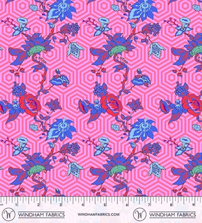 PRE-ORDER, Jennifer Paganelli Best Day Ever Elena 55585-8 Pink, Windham Fabrics, 100% Cotton, January 2027 Release - Sold by Half Yard