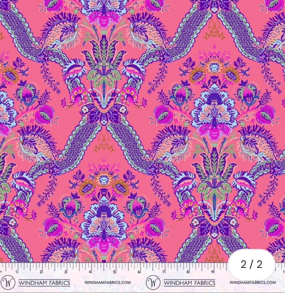 PRE-ORDER, Jennifer Paganelli Best Day Ever Mila Plum 55584-6 Rose, Windham Fabrics, 100% Cotton, January 2027 Release - Sold by Half Yard