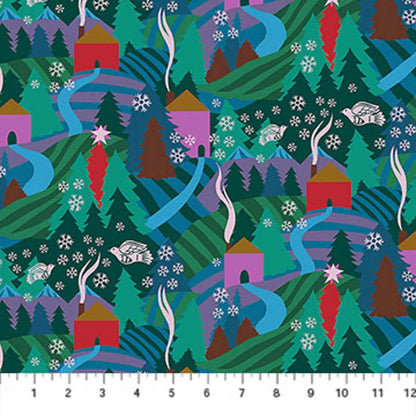 Anna Maria Cozy Christmas - 6 Fat Quarter Bundle