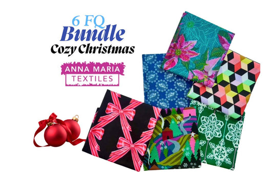 Anna Maria Cozy Christmas - 6 Fat Quarter Bundle