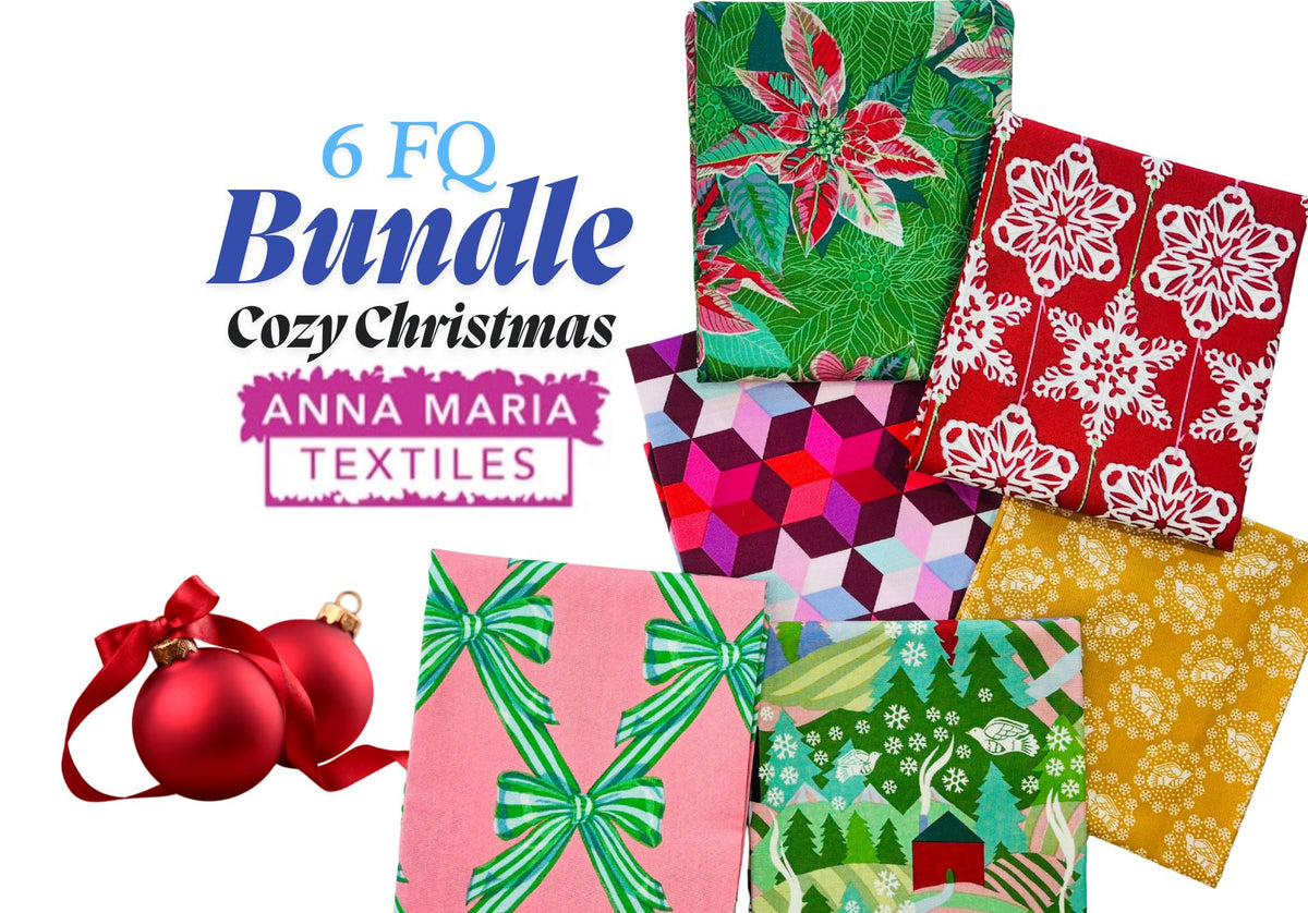 Anna Maria Cozy Christmas - 6 Fat Quarter Bundle