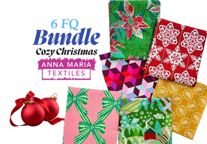 Anna Maria Cozy Christmas - 6 Fat Quarter Bundle