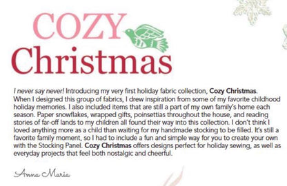 Anna Maria Cozy Christmas - 6 Fat Quarter Bundle