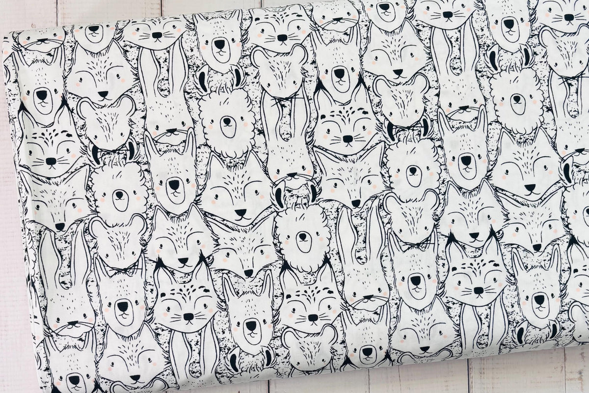 2EG Pacha Collection * Wild Friends CAP-PA-1400 Art Gallery Fabrics AGF | Sold by the Half Yard