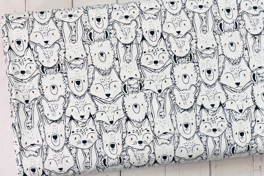 2EG Pacha Collection * Wild Friends CAP-PA-1400 Art Gallery Fabrics AGF | Sold by the Half Yard