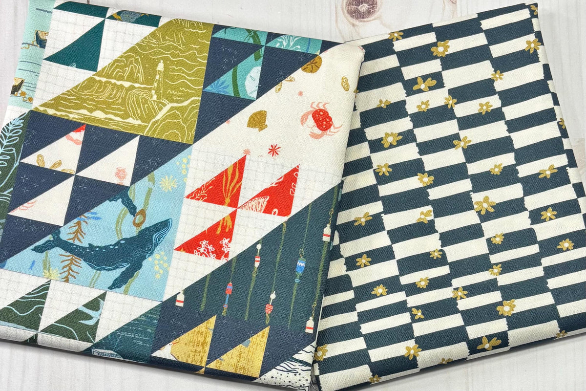 Rocky Coasts Whole Cloth in Multi (55407d-x) | Rocky Coast | Cassandra Zaniboni | Windham | Sold by Half Yard