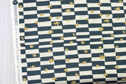 Cottage Check in Navy (55406-4) | Rocky Coast | Cassandra Zaniboni | Windham | Sold by Half Yard