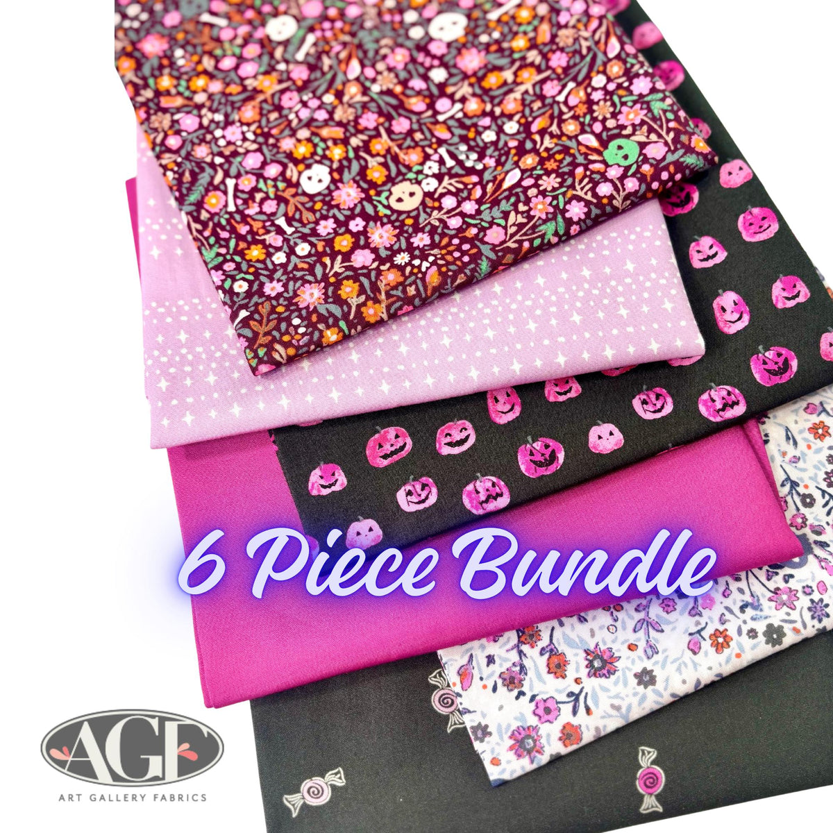 AGF Halloween - 6 Fat Quarter Bundle