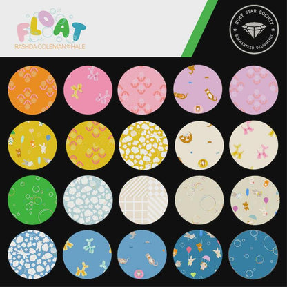 Preorder - JANUARY 2027 - Float Ruby Star Society Fat Quarter Bundle RS1143FQ - 22 Pieces