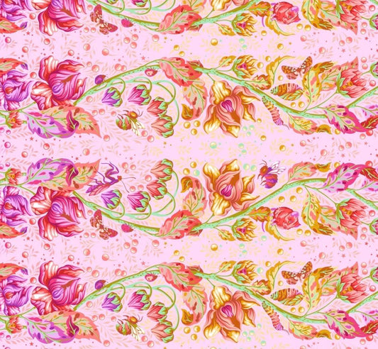 PRE-ORDER, Tula Pink Down to Earth, Grow Up in Afterglow, FreeSpirit Fabrics, 100% Cotton, March 2027 Release
