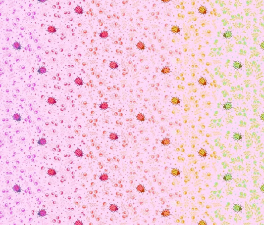PRE-ORDER, Tula Pink Down to Earth, Spot On in Afterglow, FreeSpirit Fabrics, 100% Cotton, March 2027 Release