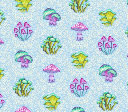 PRE-ORDER, Tula Pink Down to Earth, Morel Support in Daybreak, FreeSpirit Fabrics, 100% Cotton, March 2027 Release