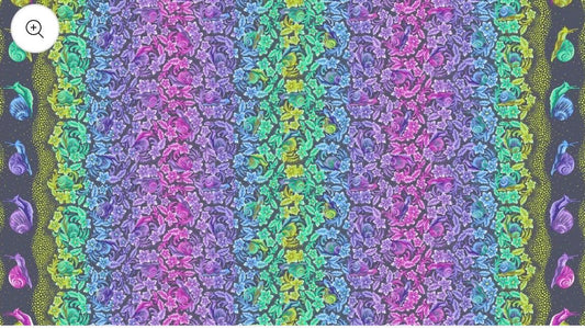 PRE-ORDER, Tula Pink Down to Earth, Snailed it! in Daybreak, FreeSpirit Fabrics, 100% Cotton, March 2027 Release