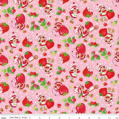 PRE-Order November | The World of Strawberry Shortcake™ Toss Pink, Sold by Half Yard