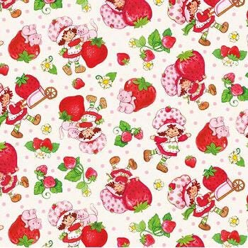 PRE-Order November | The World of Strawberry Shortcake™ Toss Cream, Sold by Half Yard