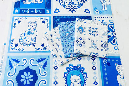 Chateau Meow Bundle | Whistler Studios | Windham | Panel and 3 Half Yard Coordinates