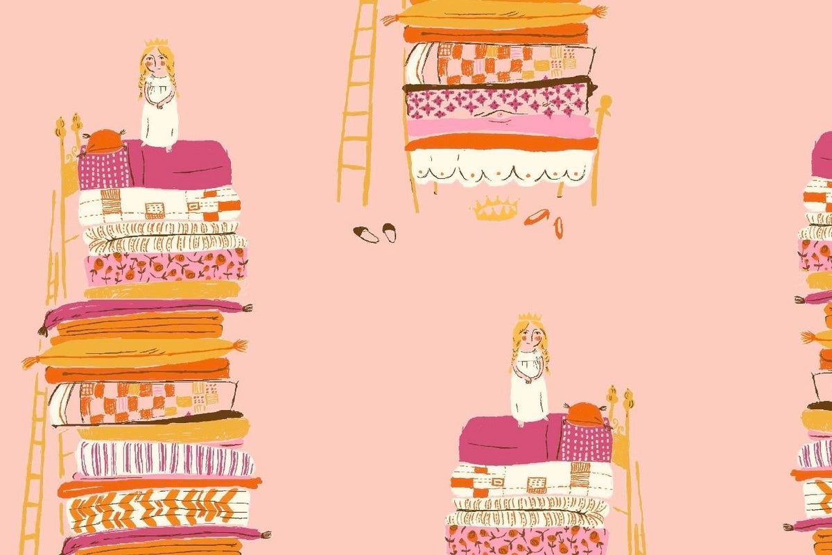 Heather Ross Fat Quarter or Half Yard Bundle – Studio Edit Favorites - Bicycles, Mermaids, Princess, Ballerinas