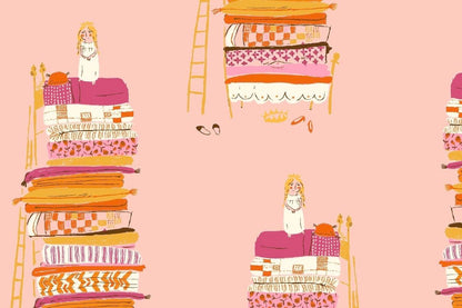 Heather Ross Fat Quarter or Half Yard Bundle – Studio Edit Favorites - Bicycles, Mermaids, Princess, Ballerinas
