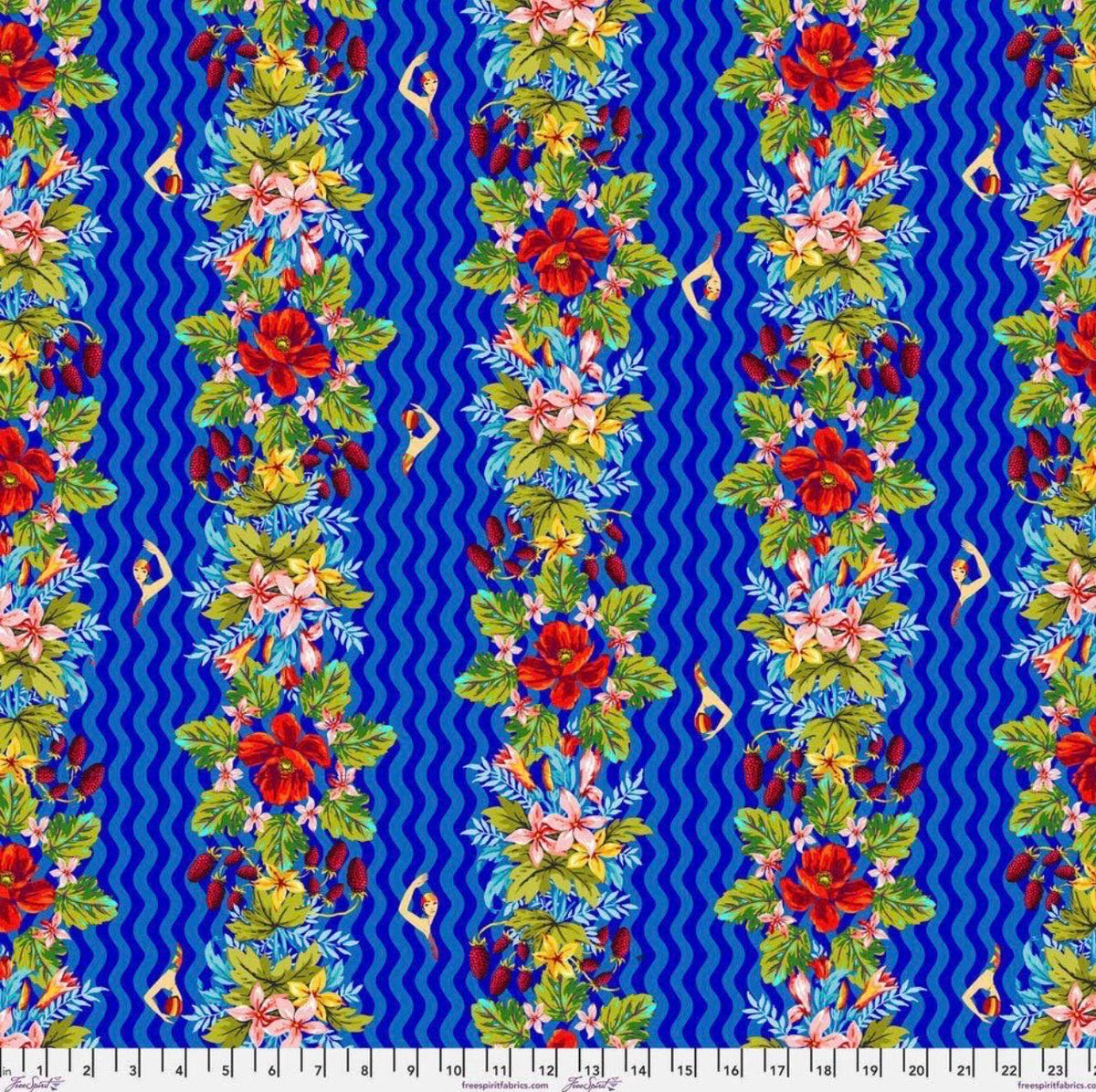 PRE-Order Rivera by Odile Bailloeul- Poolside PWOB128.BLUE- Half Yard- November 2026