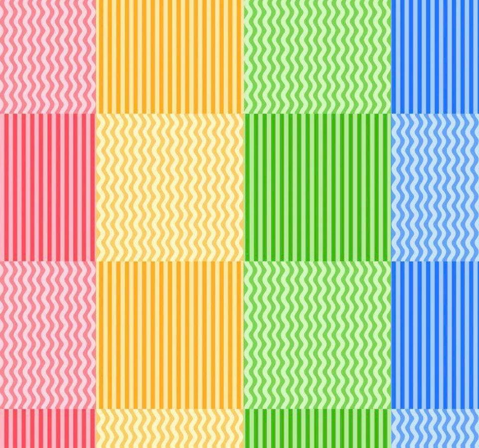 PRE-Order Rivera by Odile Bailloeul- Waves & Lines PWOB137.BRIGHT- Half Yard- November 2026