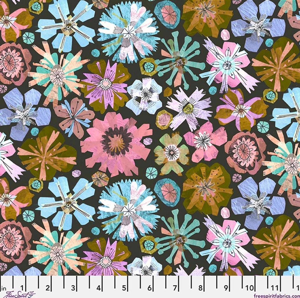 PRE-ORDER, Este MacLeod Botanica Fat Quarter Bundle, 14pc, Free Spirit Fabric, Cut In House, Florals, FQ_BOTANICA14, January 2027 Release