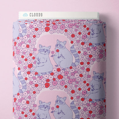 PREORDER Dec 26 | Forest Friends by The Good Twin | Sweet Raccoons 228667 by Cloud9 | Sold by Half Yard