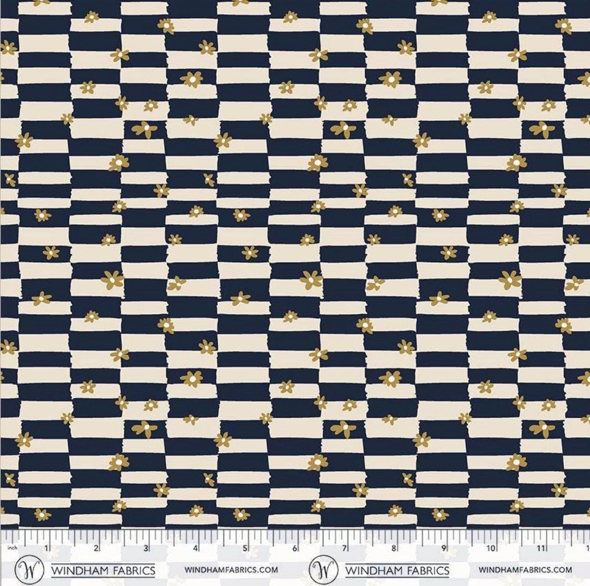 Cottage Check in Navy (55406-4) | Rocky Coast | Cassandra Zaniboni | Windham | Sold by Half Yard