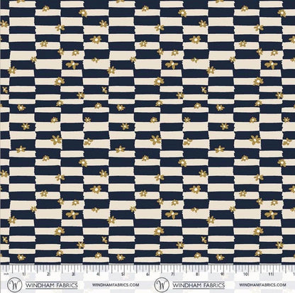 Cottage Check in Navy (55406-4) | Rocky Coast | Cassandra Zaniboni | Windham | Sold by Half Yard