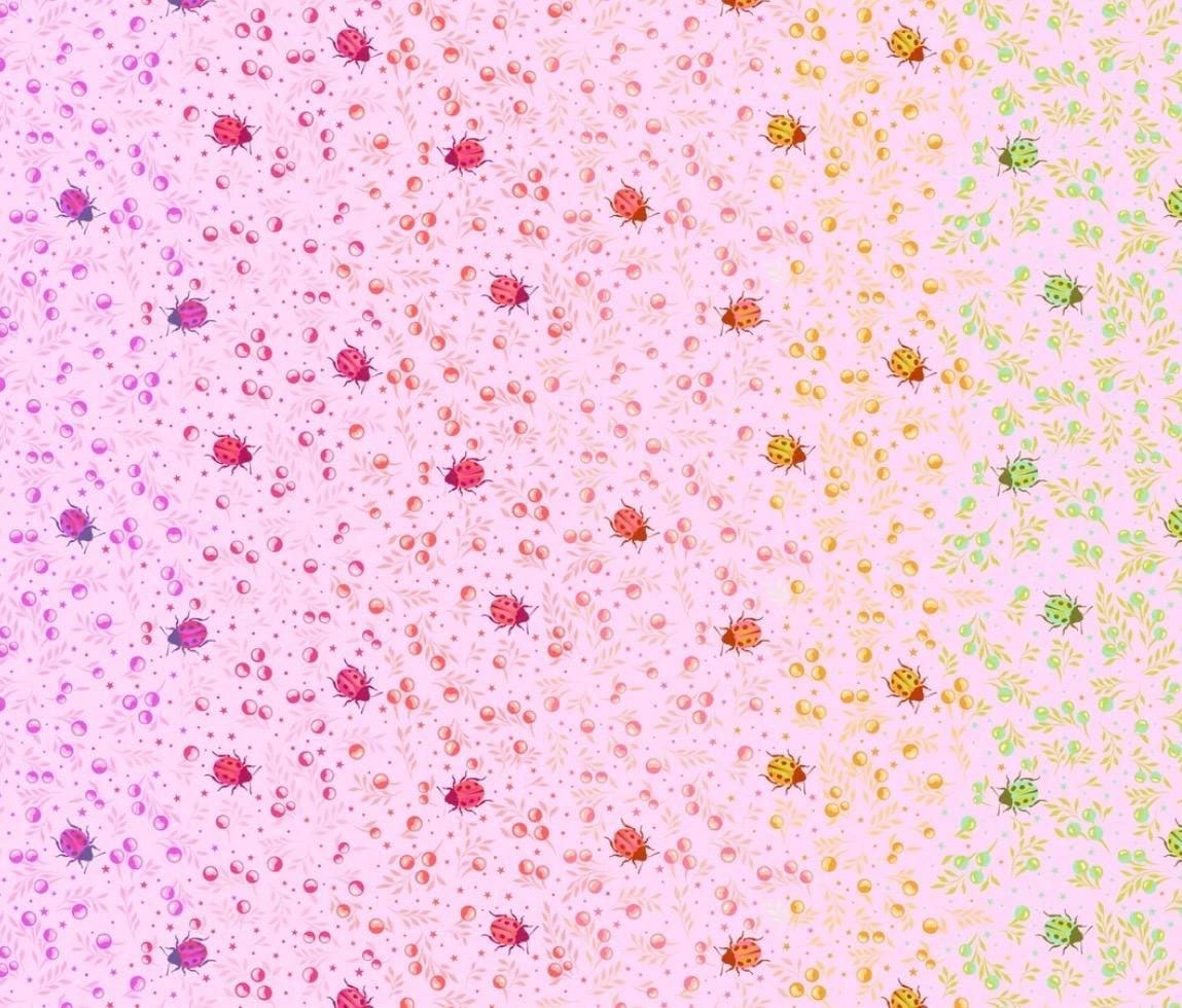 PRE-ORDER, Tula Pink Down to Earth Half Yard Bundle, FreeSpirit Fabrics, 100% Cotton, March 2027 Release