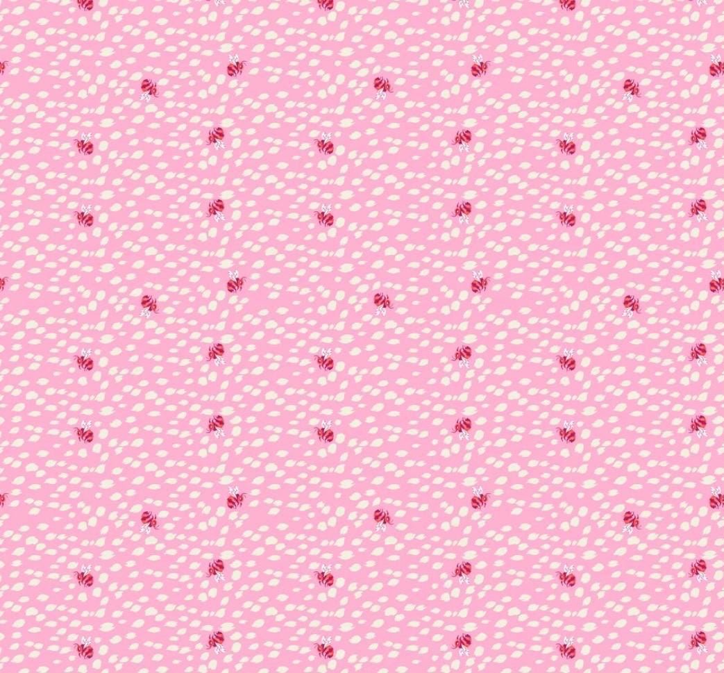 PRE-ORDER, Tula Pink Down to Earth, Do Re Bee in Afterglow, FreeSpirit Fabrics, 100% Cotton, March 2027 Release