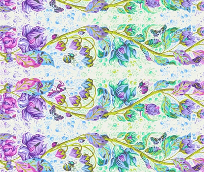 PRE-ORDER, Tula Pink Down to Earth, Grow Up in Daybreak, FreeSpirit Fabrics, 100% Cotton, March 2027 Release