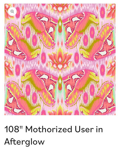 PRE-ORDER, Tula Pink Down to Earth, Motherized User in Afterglow - 108” Wideback, FreeSpirit Fabrics, 100% Cotton, March 2027 Release
