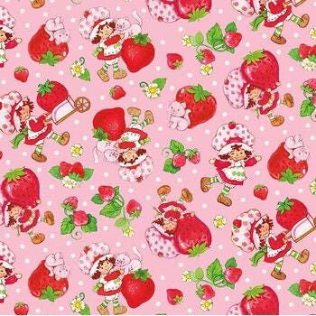 PRE-Order November | The World of Strawberry Shortcake™ Toss Pink, Sold by Half Yard