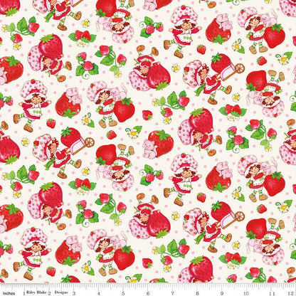 PRE-Order November | The World of Strawberry Shortcake™ Toss Cream, Sold by Half Yard