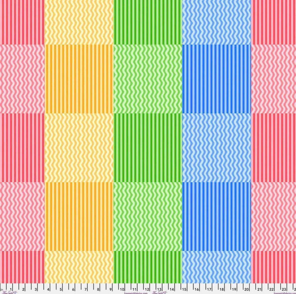 PRE-Order Rivera by Odile Bailloeul- Waves & Lines PWOB137.BRIGHT- Half Yard- November 2026
