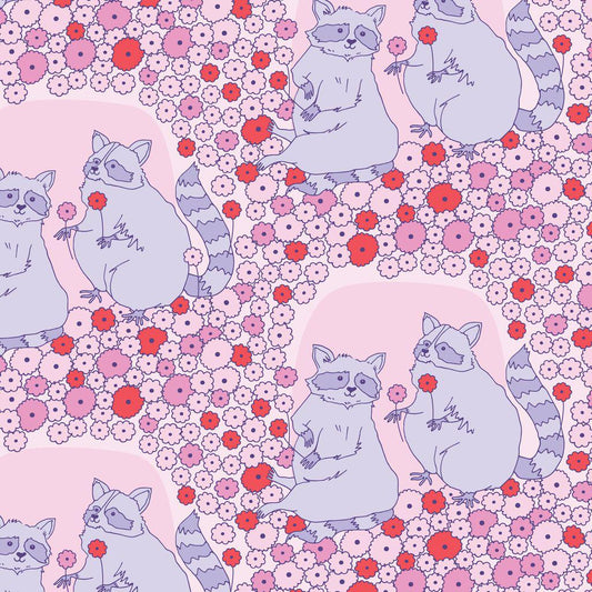 PREORDER Dec 26 | Forest Friends by The Good Twin | Sweet Raccoons 228667 by Cloud9 | Sold by Half Yard