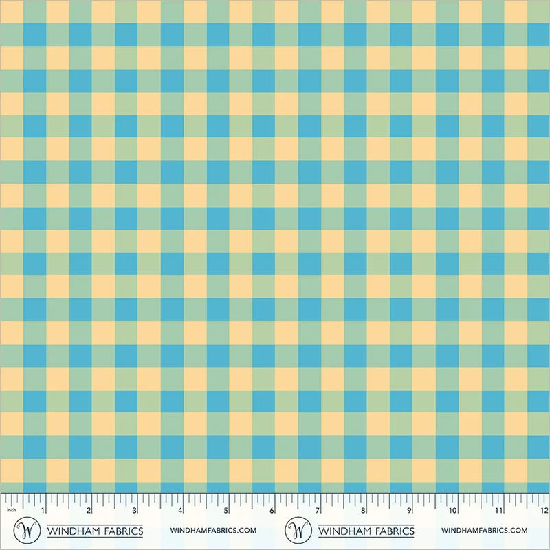 PRE-Order Heather Ross | Boat Race - Picnic Little Sky Blue | Half Yard - March 2027