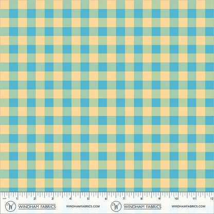PRE-Order Heather Ross | Boat Race - Picnic Little Sky Blue | Half Yard - March 2027