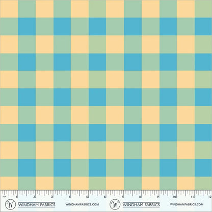 PRE-Order Heather Ross | Boat Race - Big Picnic Sky Blue | Half Yard - March 2027