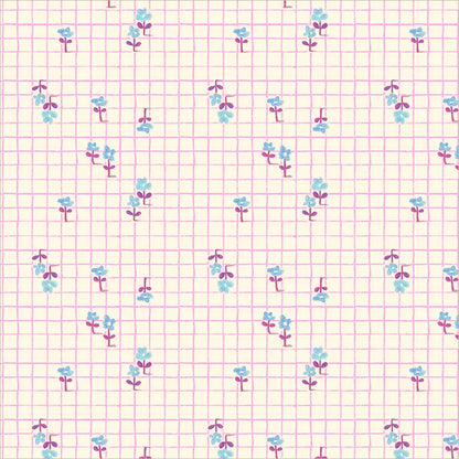 PRE-Order Heather Ross | Boat Race - Trellis Pink | Half Yard - March 2027
